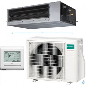 Climatiseur mono split GENERAL Gainable KHTAP 6.0kW ARXG22KHTAP + AOHG22KBTB livre avec telecommande filaire UTY-RNRGZ5