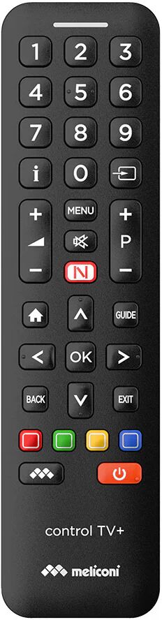 meliconi control tv+ telecomando ir wireless pulsanti