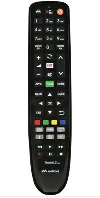 Meliconi Gumbody Personal 6 plus telecomando IR Wireless TV Pulsanti