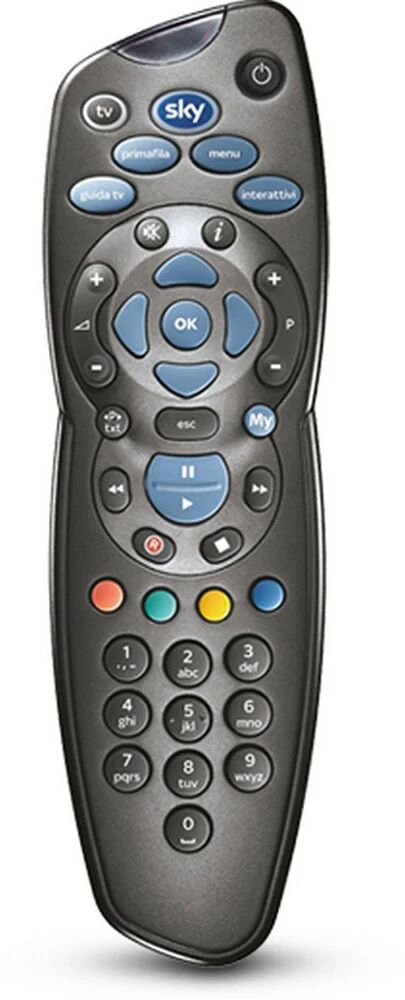 sky sky716 telecomando ir wireless sistema home cinema, tv, set-top box tv pulsanti