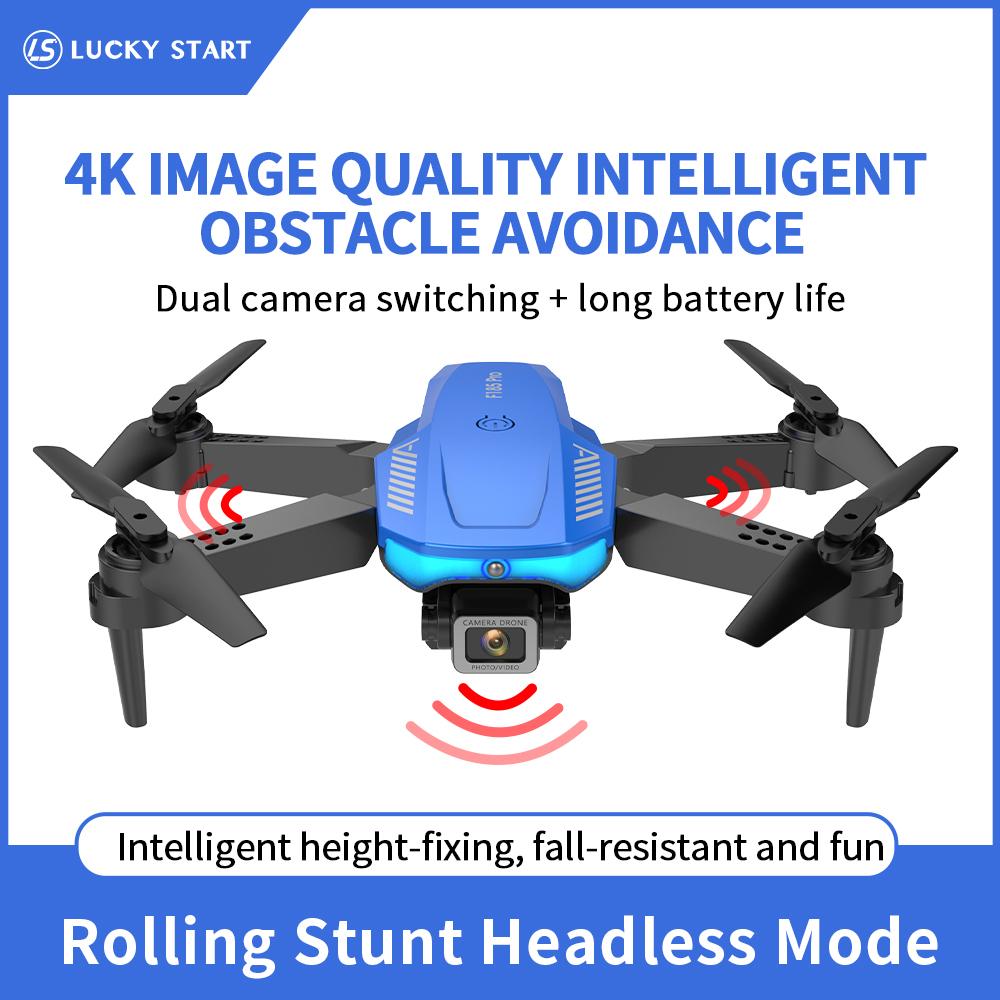 Lucky Start F185 Pro Rc Drone 4K Dual-Lens Remote Control Quadcotoer Aerial Photography Obstacle Avoidance Aircraft Remote Control Plane