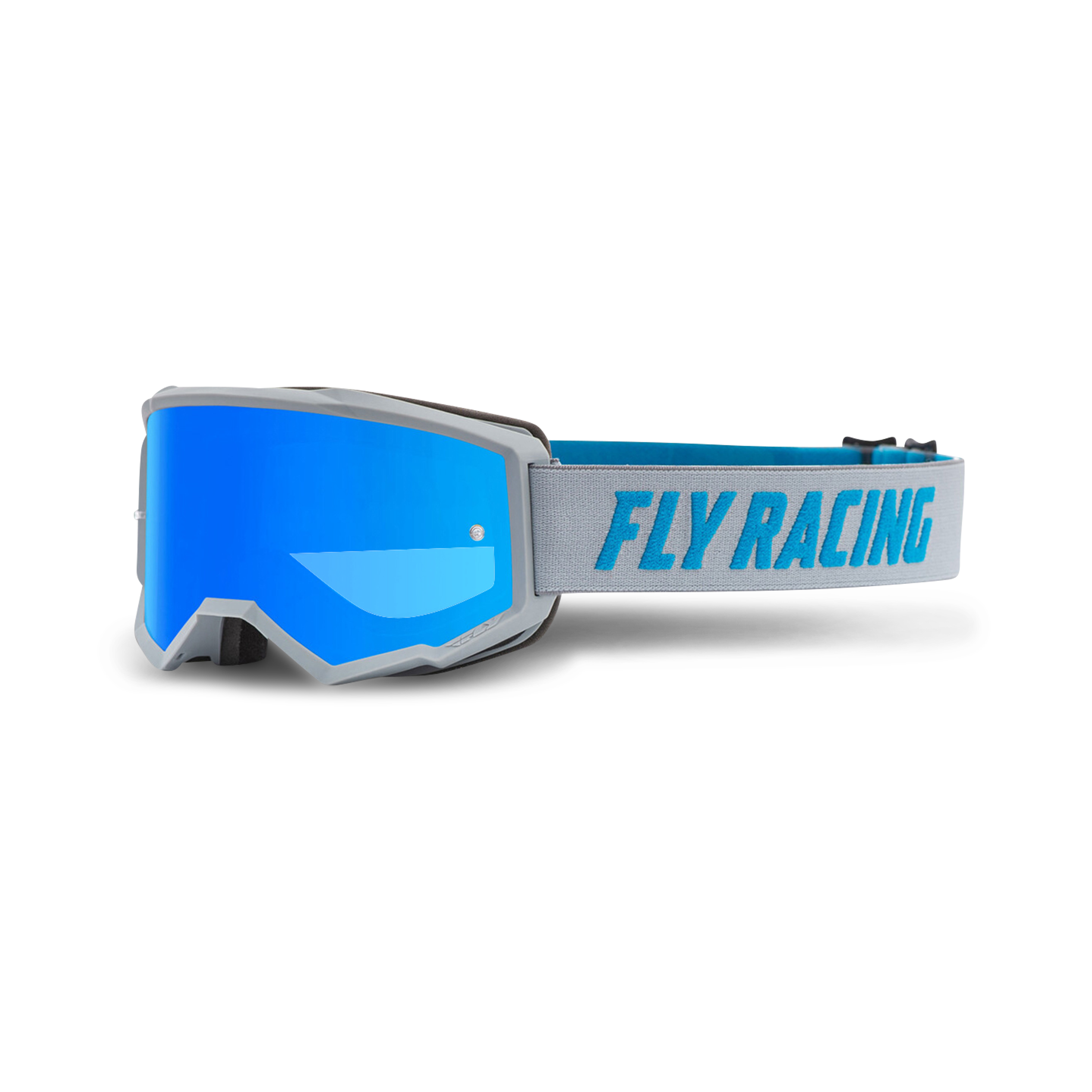 FLY Racing Maschera Cross  Zone Grigio-Blu