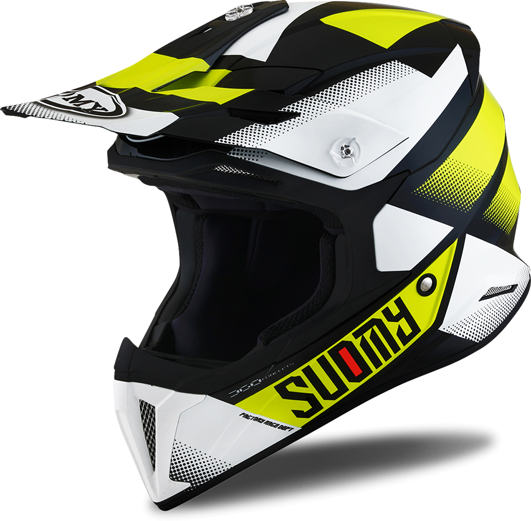 Suomy Casco Cross  X-Wing Nero-Giallo