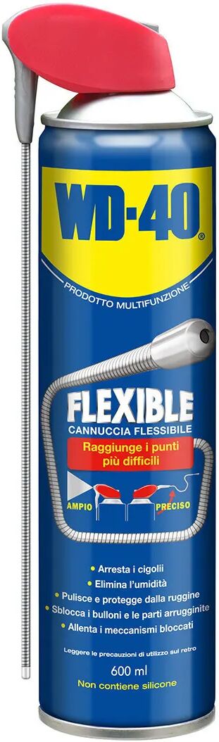 Sbloccante Lubrificante 600 Ml Wd40 Multiuso Spray Con Cannuccia Flessibile