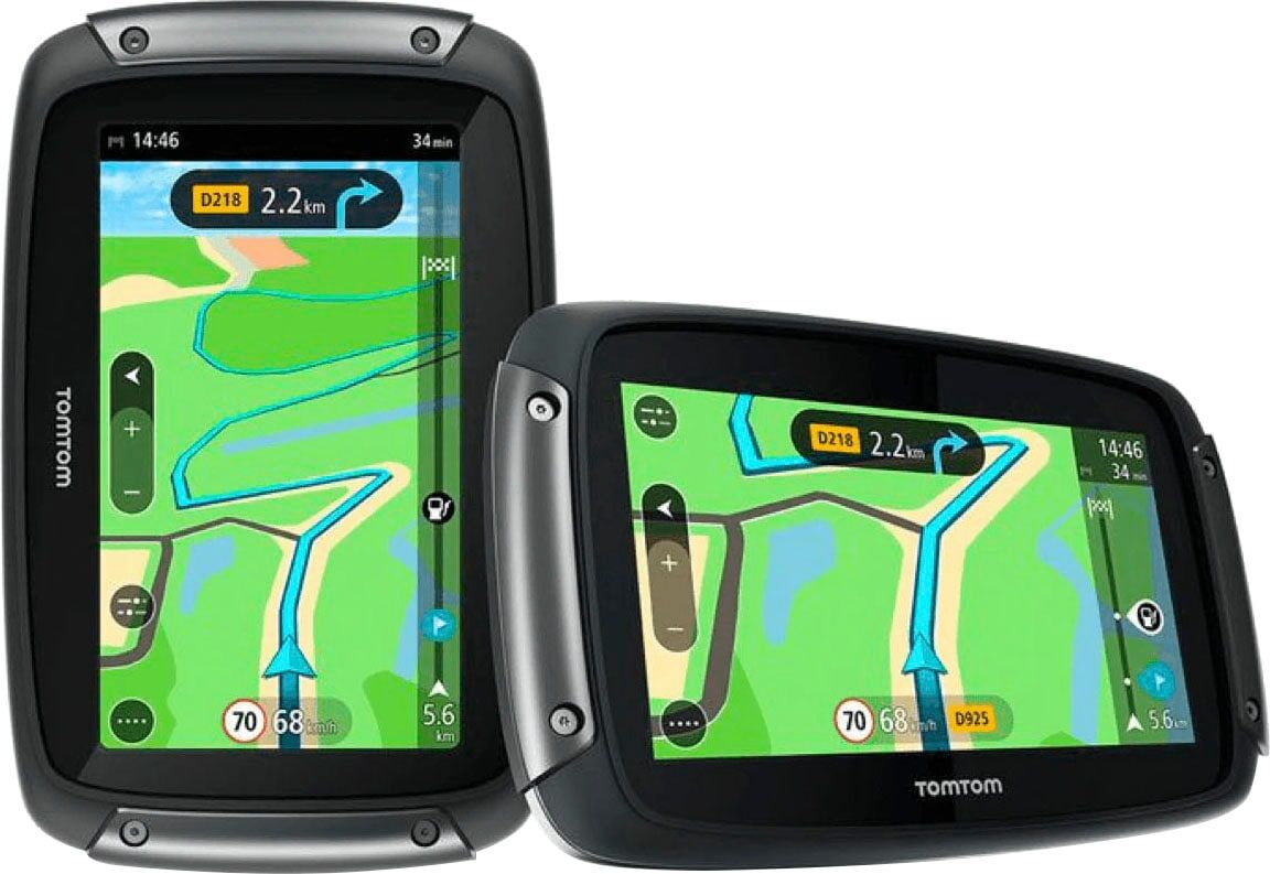 TOMTOM Motorrad-Navigationsgerät "Rider 500" Navigationsgeräte schwarz Mobile Navigation