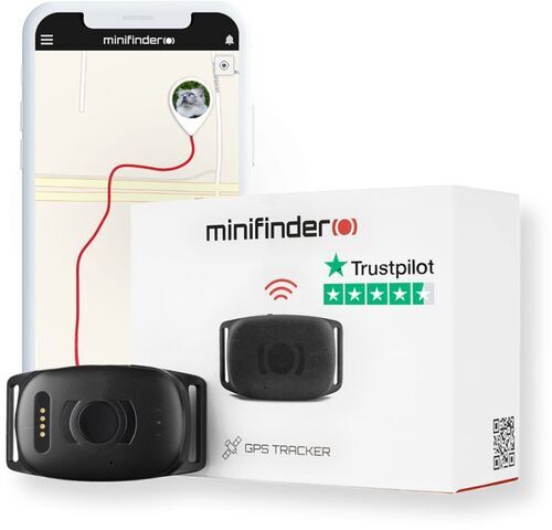 MiniFinder Atto Pro Haustier-GPS-Tracker   schwarz