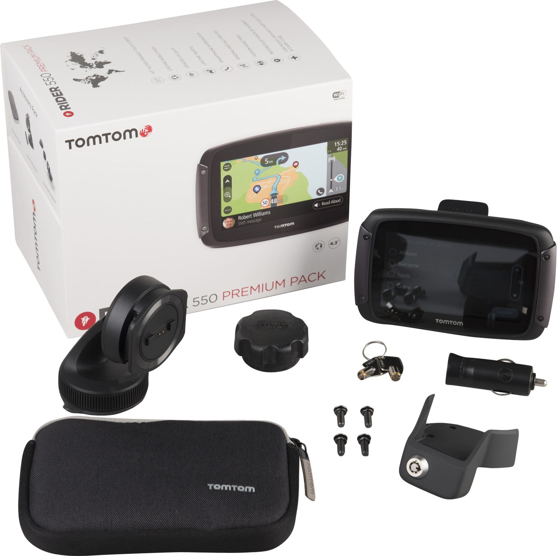 TomTom Rider 550 WORLD Premium Pack 4,3"