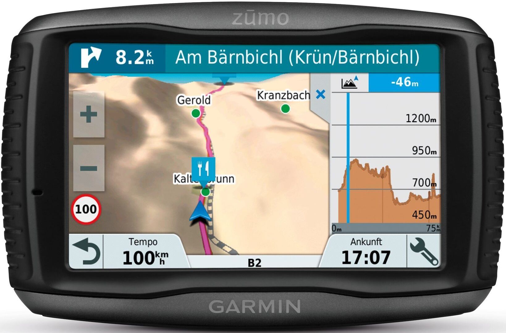 Garmin zumo 595LM Europa Navigationsgerät Schwarz Einheitsgröße