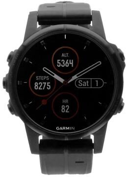 Garmin Fenix 5S Plus Saphir negro (010-01987-03) negro - Reacondicionado: muy bueno   30 meses de garantía   Envío gratuito