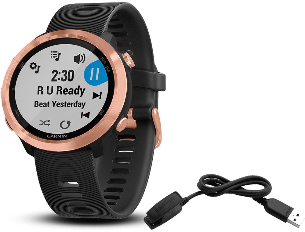 Garmin Pulsómetros con gps forerunner 645 music rose gold