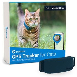 Tractive GPS CAT 4 – GPS-seurantalaite kissalle aktiivisuuden seurannalla   ILMAN TILAUSTA   TRAMINDB   Midnight blue