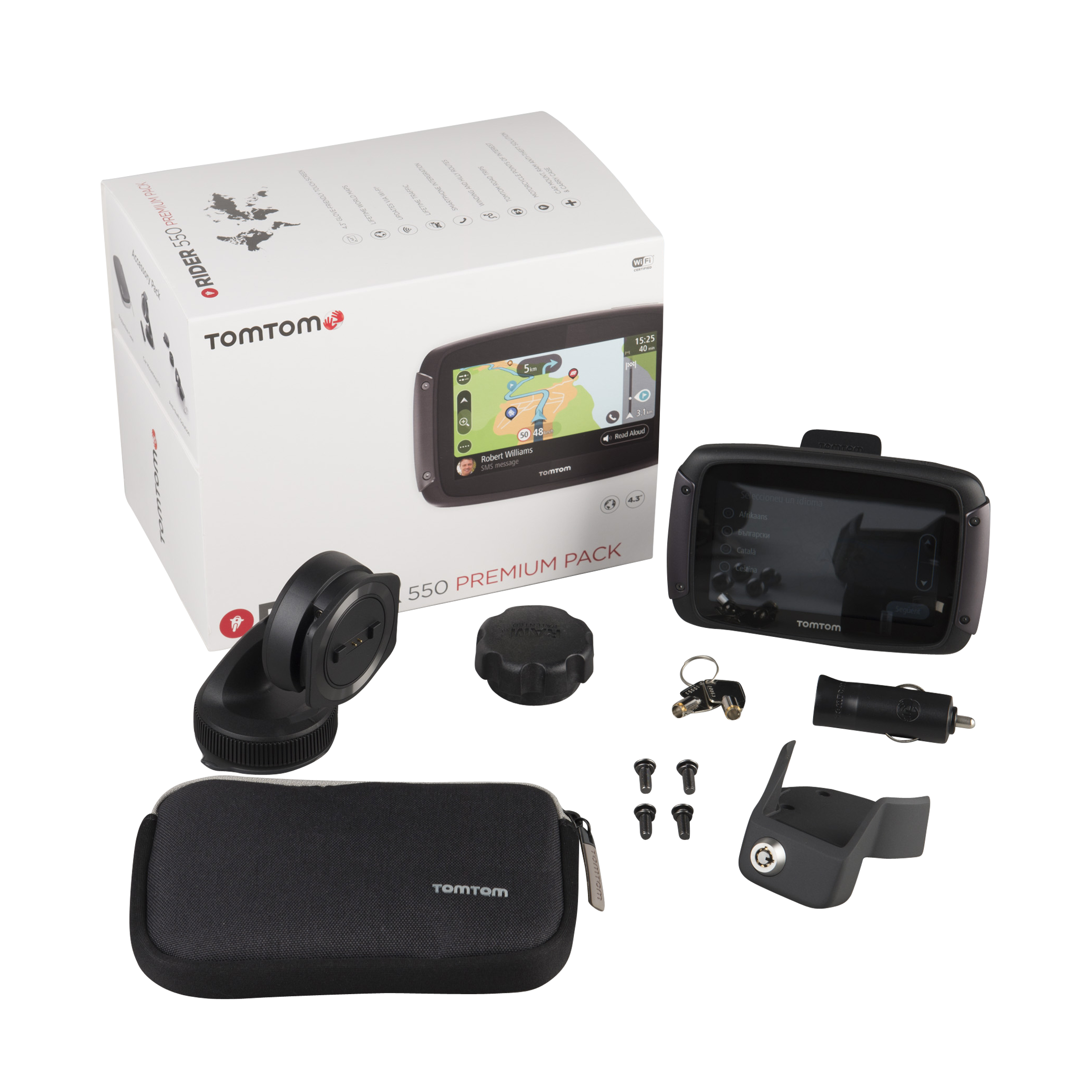 TomTom Rider 550 WORLD Premium Pack 4,3"