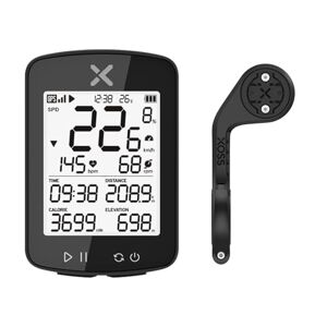 XOSS G+ Gen2 Compteur Vélo GPS，Compteur Vélo sans Fil avec Étanche IPX7，Synchronize Strava，Écran matriciel HD Bluetooth 5.0 pour Vélo - Publicité