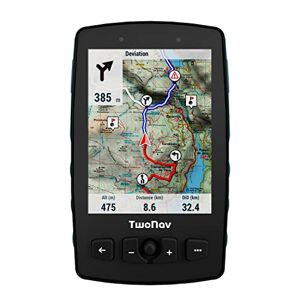 TwoNav Aventura 2 Plus, GPS de marche à pied écran large de 3,7 pouces, boutons et joystick pour alpinisme, trekking ou randonnée avec cartes incluses. Couleur Bleu Turquoise - Publicité