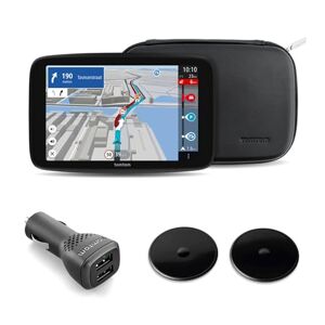 TomTom GO Expert 7 Plus Premium Pack GPS pour Poids Lourd (écran 7 Pouces, Planification de Parcours et Points d'intérêt pour Grands véhicules,  Traffic, Cartes du Monde) Nouveau Logiciel - Publicité