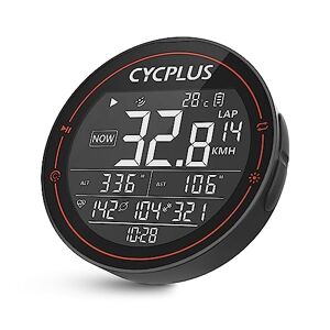 CYCPLUS Ordinateur Velo GPS,Compteur Vélo sans Fil,Compteur Vitesse Odomètre Etanche Tracker Cyclisme, Ant+ Bluetooth 5.0,Ecran LED 2,5 Pouces,Ordinateur VTT M2 - Publicité