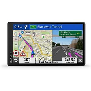 Garmin DriveSmart 55 MT-S 5,5" GPS avec écran Bord à Bord, mises à Jour des Cartes pour Le Royaume-Uni et l'Irlande, trafic en Direct, appels Mains Libres Bluetooth et alertes de Conduite - Publicité