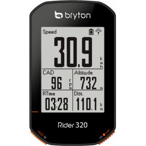 Compteur de vélo & GPS Bryton Rider 320 E Noir - Publicité