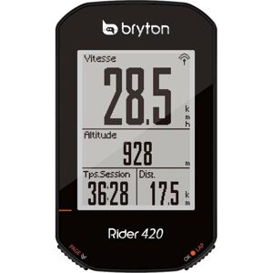 Compteur (fc inclus) Bryton rider 420 h Noir - Publicité