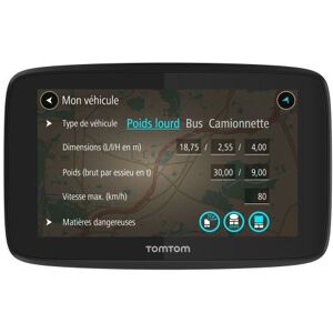 GPS Poids Lourds TomTom Go Professional 520 5" Cartographie Europe 49 et Traffic à vie via Smartphone - Publicité