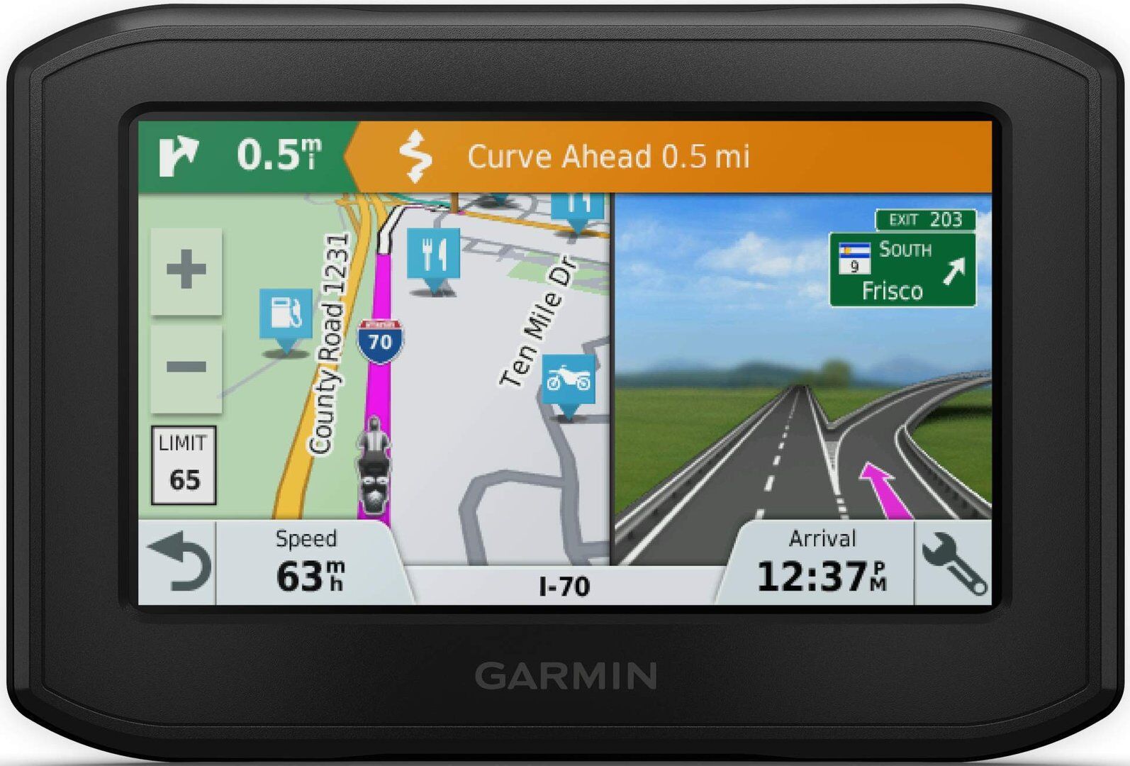Garmin Zumo 396lmt-S Navigationsgerät  - Black
