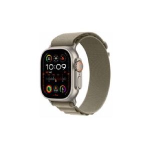 Apple Watch Ultra 2 Gps + Cellular, 49mm Titanium Case With Olive Alpine Loop - Small - Mrex3ty/a