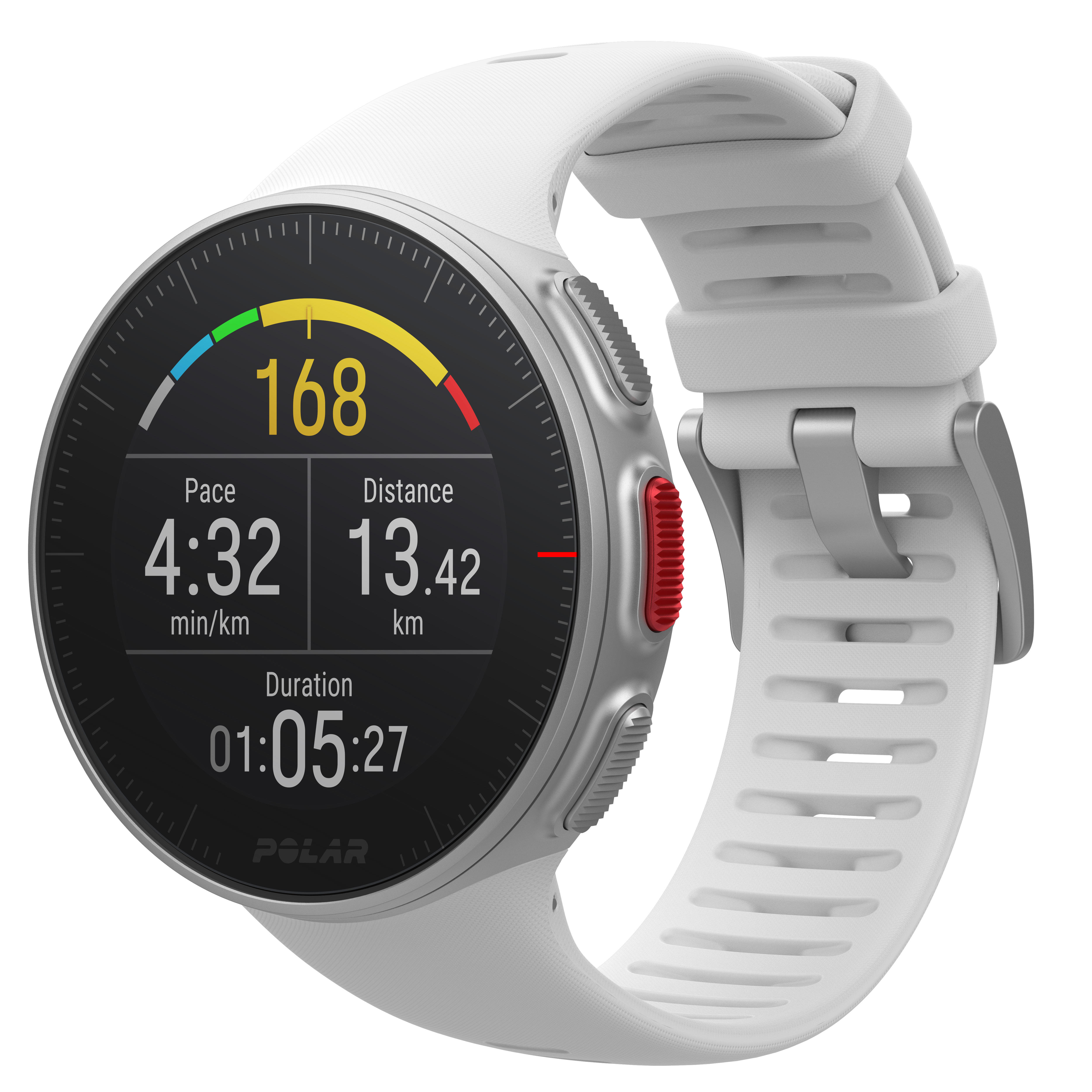 Polar Orologio cardio gps multisport VANTAGE V bianco