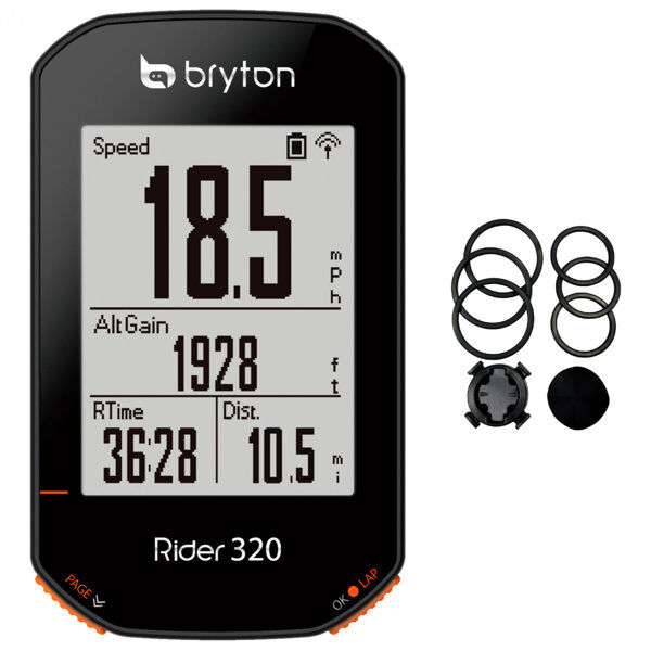 Bryton Rider 320E - ciclocomputer Black