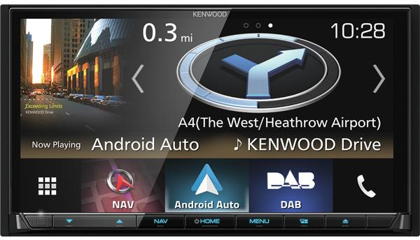 Kenwood Electronics DNX8180DABS Nero 200W Bluetooth autoradio