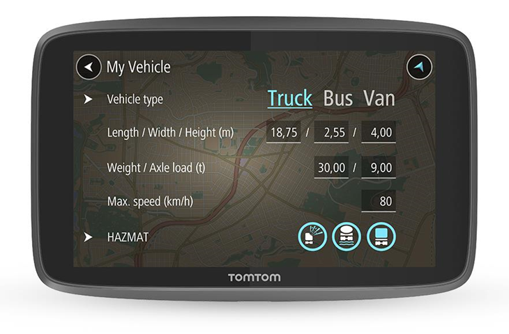 TomTom GO PROFESSIONAL 6250 navigatore Palmare/Fisso 15,2 cm (6") Touch screen Nero