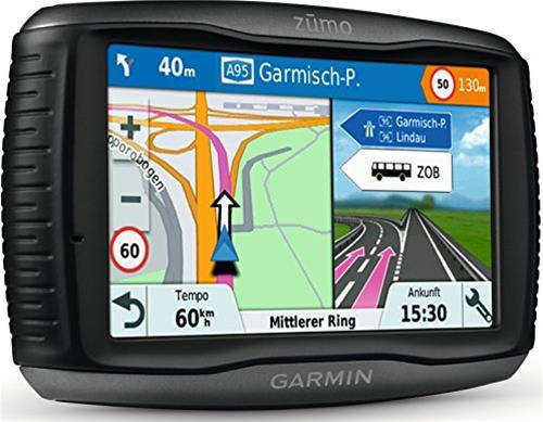 Garmin Zumo 595LM EU Navigatore per Moto Avanzato, Mappa Italia e Europa Completa, Spotify e Funzioni Smart, Display 5.0", Nero/Grigio