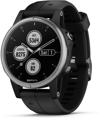 Garmin fnix 5S Plus MIP 3,05 cm (1.2") 42 mm Argento GPS (satellitare)