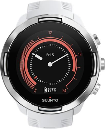 Suunto 9 orologio sportivo Acciaio inossidabile, Bianco Touch screen 320 x 300 Pixel Bluetooth