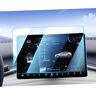 RNINE Voor BYD,Voor Han EV 2020 2021 2022 2023 Schermbeschermfolie van gehard glas Auto-infotainment Radio GPS-navigatie en dashboard (15,6 inch GPS)