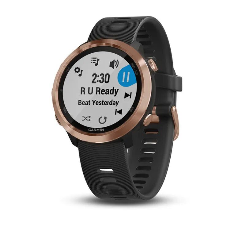 Garmin Forerunner 645 Music - Zwart/Goud Roze