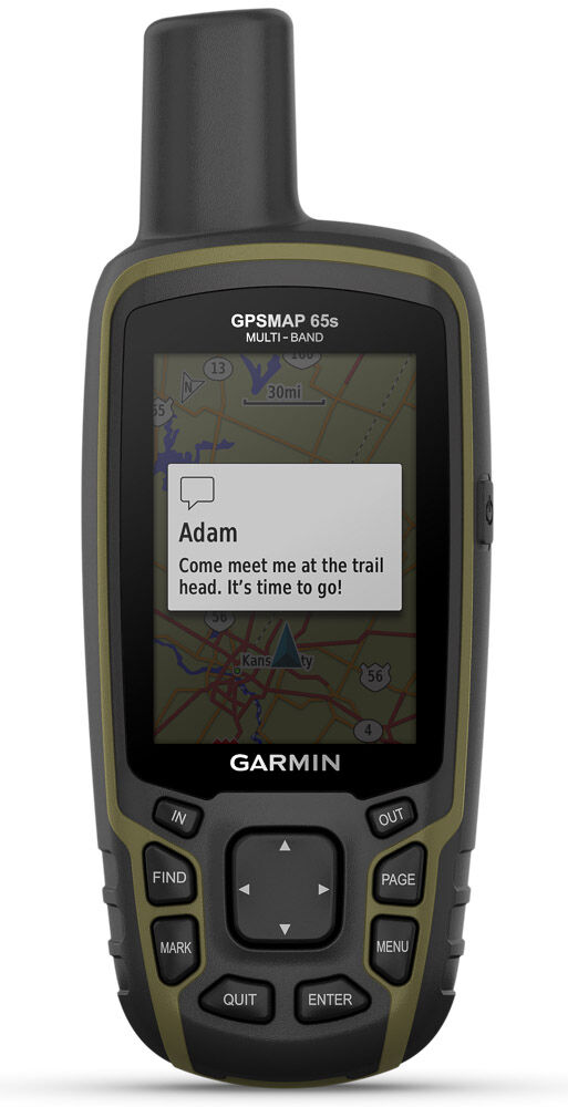 Garmin GPSMAP 65s Håndholdt GPS med flerbåndsteknologi og multi-GNSS