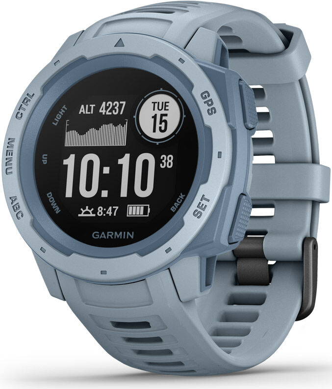 Garmin Instinct, Sea Foam GPS klokke for den aktive friluftsentusiast