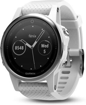 Garmin Relógio Desportivo Fénix 5S (Até 13 h de autonomia - Branco)