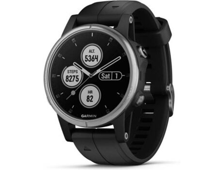 Garmin Relógio Desportivo Fénix 5S Plus 42 mm (Bluetooth - Até 11 h de autonomia - Preto)