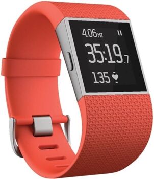 Fitbit Relógio Desportivo Surge (Bluetooth - Até 10 h de autonomia - Ecrã Tátil - Laranja)