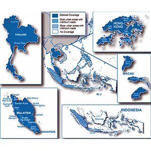 Garmin MapSource NT mSD/SD över Syd-/ Öst-Asien