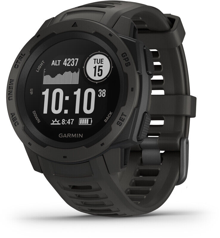 Garmin Instinct GPS Smartwatch graphite  2020 Activity Trackers & Aktivitetsarmband