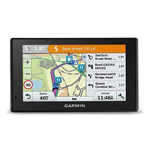 010-01682-13 Garmin DriveAssist 51 LMT-D EU navigeringsutrustning – livslånga kortuppdateringar och trafiksinfos, kamerastöd förarinstruktion, smart notifications, 12,7 cm (5 tum) multitouch-glasskärm