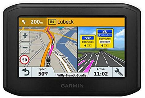 010-02019-11 Garmin zXZDmo346 LMT-S WE motorcykelnavigationsenhet motorcykel navigeringsenhet – Väst-Europa kort, livslånga kartuppdateringar, routingfunktioner, säkerhetsanvisningar, 10,9 cm (4,3 tum) pekskärm