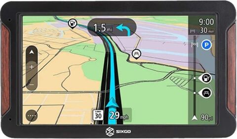 Refurbished: Sixgo 7” Sat Nav GPS UK/EU. B