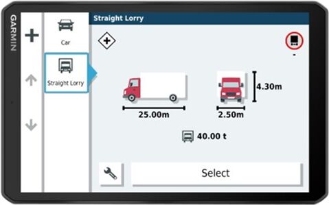 Refurbished: Garmin DEZL LGV800, A