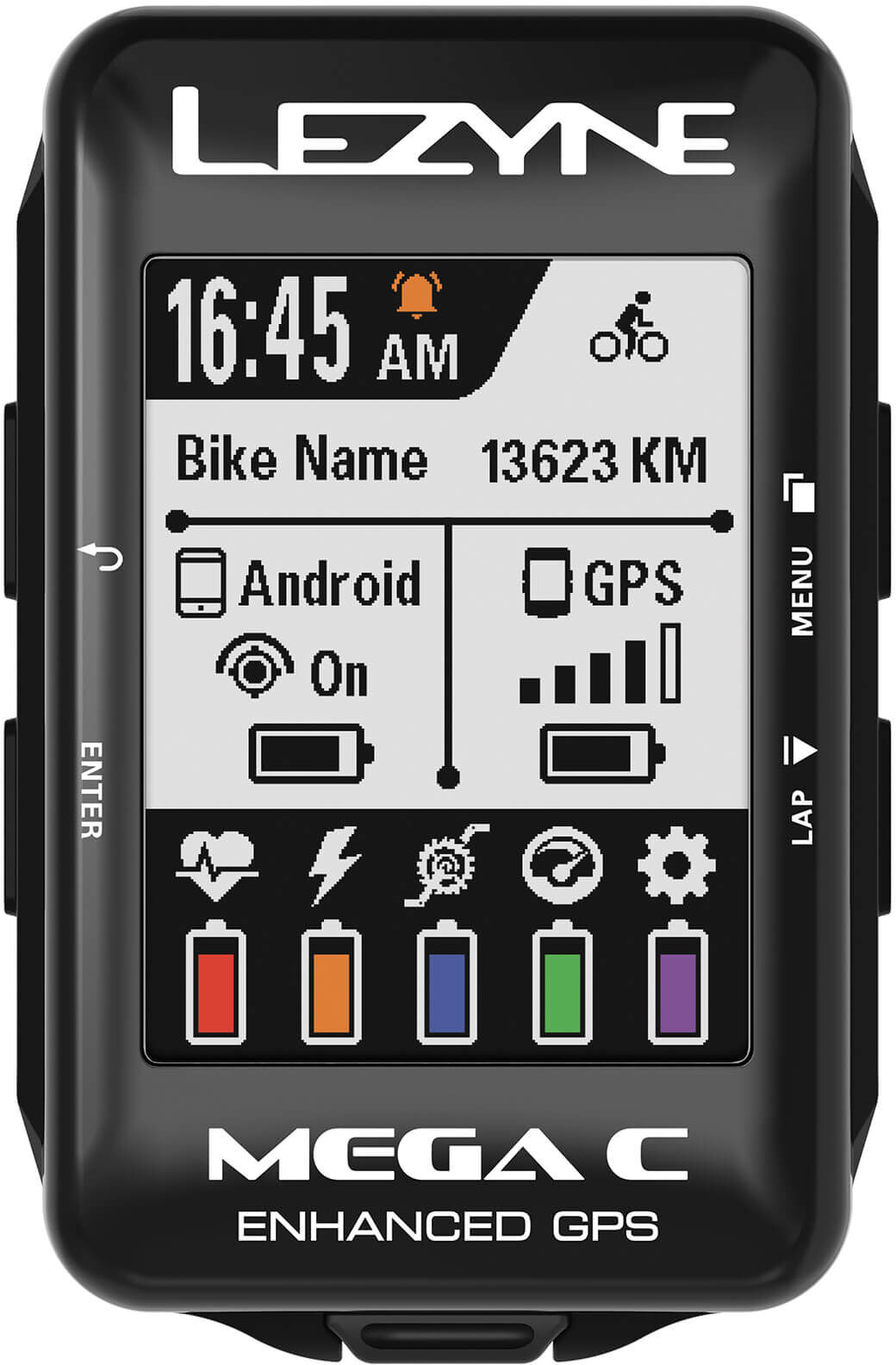 Lezyne Mega Colour GPS Cycle Computer Loaded Bundle;