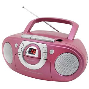 Soundmaster CD-Radiorecorder »SCD5100PI Pink«, (FM-Tuner) Pink Größe