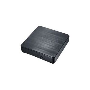 Lenovo Slim DVD Burner DB65 - Disk drev - DVD±RW (±R DL) - 8x/8x - USB 2.0 - ekstern - sort