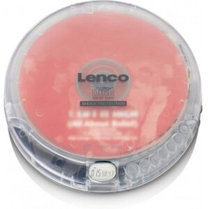 Lenco Cd-202tr -Transportabel Cd/mp3-Spelare, Genomskinlig